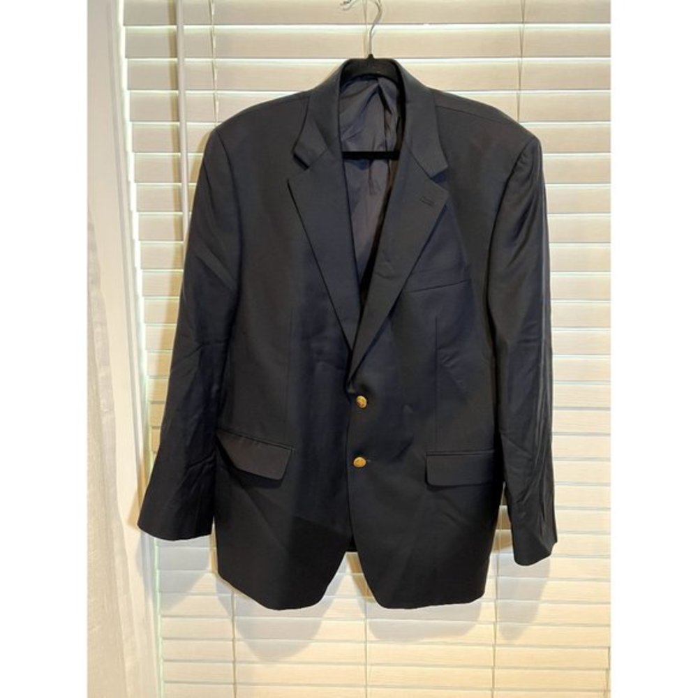 Lauren Ralph Lauren Blazer Sport Coat with Gold Buttons -‎ Size 44R
